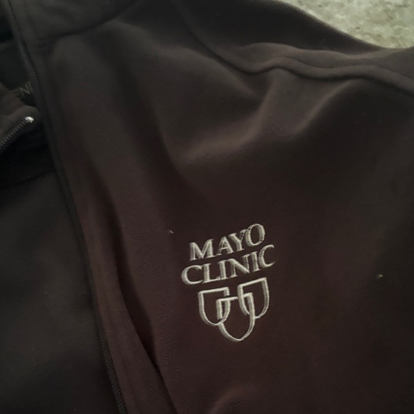 Black zip up Mayo fleece jacket - Picture 4 of 9
